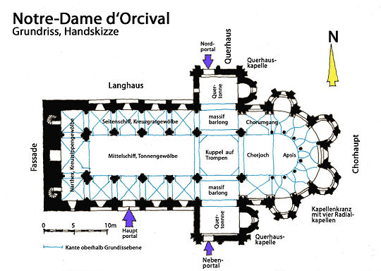 Данный план. Нотр дам план здания. Орсиваль Церковь Нотр дам план. Нотр-дам план ансамбля. Орсиваль Церковь Нотр-дам разрез.