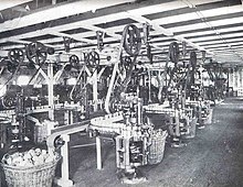 Industrial canning machines used for mass-producing canned salmon in 1917 FMIB 34482 Making Salmon Cans.jpeg