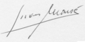Juan Marsé aláírása