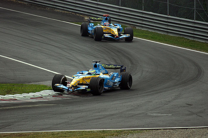 Fisichella + Alonso 2005 Canada