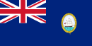 Vlag van Brits-Guiana, 1906 tot 1955, in 1919 het die wit skyf weggeval