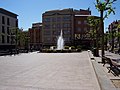 Fountain in the city hall square