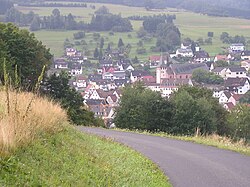 Bäckersberg'den Frammersbach (