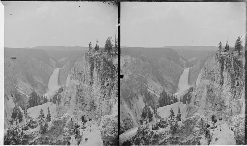 File:From Artist's Point, lower Yellowstone Falls. Yellowstone National Park. - NARA - 517281.jpg