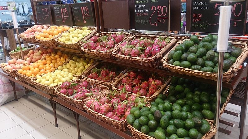 File:Fruits at a supermarket.jpg