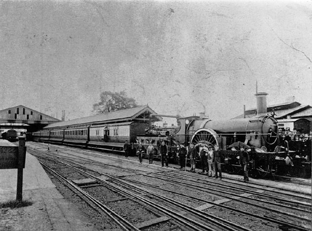 GWR Dragon at Taunton 1892