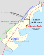 Схема монакської залізничної підземки