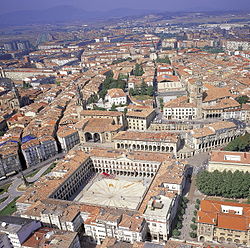 El centro histórico visto desde arriba