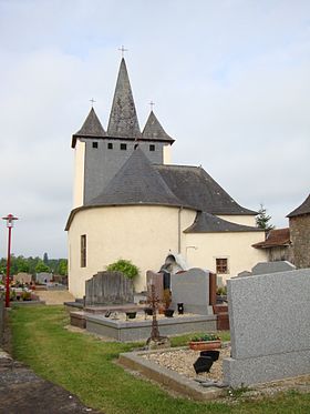 Geüs-d'Oloron (Pyr-Atl, Fr) L'église coté chevet.JPG