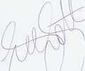 Firma di Gerry Scotti (da qui)