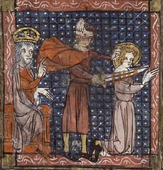 Mučeništvo sv. Gordijana. Francoski rokopis iz 14. stoletja.