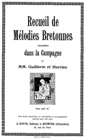 Guillerm Herrieu - Recueil de Melodies bretonnes.djvu