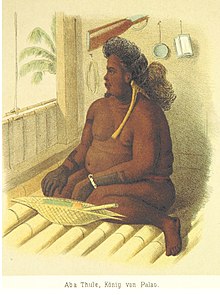 Aba Thule, King of Palau, 1883 HH1883 pg141 Aba Thule, Konig von Palao.jpg