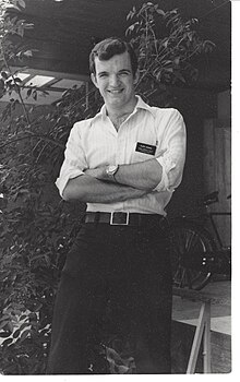 Elder Tracy Hickman as a missionary in Bandung, Indonesia circa 1976