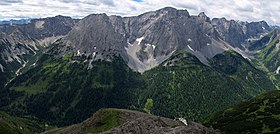 Vue depuis le nord.