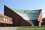 Alvar Aalto's auditorium van het hoofdgebouw van de campus in Otaniemi.