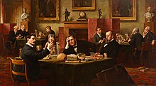 Royal College of Surgeons, Court of Examiners (1894) by Henry Jamyn Brooks Henry Jamyn Brooks - The Viva - 1894.jpg