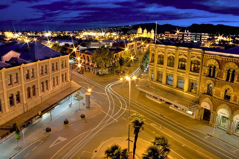 File:High Street looking south west across Tuam Street.jpg