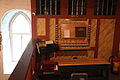 English: Hobøl church. Østfold, Norway. Organ