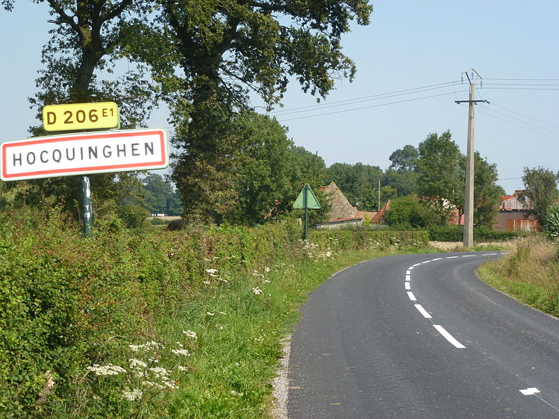 File:Hocquinghen (Pas-de-Calais) city limit sign.JPG