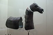 Warring States lacquered leather horse armour