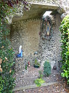 Houlle (Pas-de-Calais) grotte de Lourdes.JPG