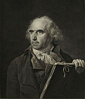 Hubert Robert, gravure de Simon Charles Miger d'après Jean-Baptiste Isabey, Vizille, musée de la Révolution française.