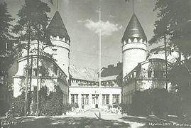 Sanatorio Hyvinkää (1906), destruido en gran parte en la Guerra de Invierno