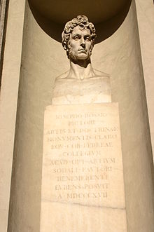 Busto a Giuseppe Bossi, di Camillo Pacetti, nel Palazzo di Brera.