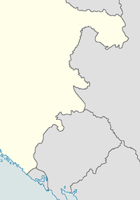 13. СС брдска дивизија Ханџар (1. хрватска) на мапи НДХ
