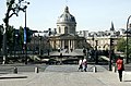 Institut de France et le pont des arts, vus depuis le Louvre (cour carrée).