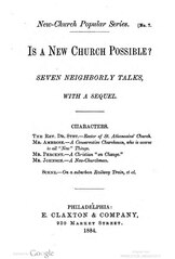 Is a New Church Possible?