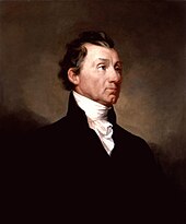 James Monroe, the incumbent president in 1824, whose second term expired on March 4, 1825 James Monroe White House portrait 1819.jpg