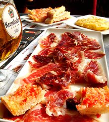 Jamon Iberico on Passeig de Gracia Barcelona.jpg