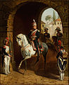 Polski: Wjazd gen. Henryka Dąbrowskiego do Rzymu English: Jan Henryk Dąbrowski entering Rome Painting by January Suchodolski, 1850