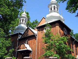 Jasienica Rosielna Village in Subcarpathian, Poland