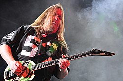 Jeff Hanneman vuonna 2009.