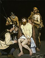 Édouard Manet, Jesus Mocked by the Soldiers, 1864-1865