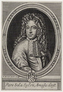 John Hopkins, contemporary engraving by Frederick Hendrik van Hove. The inscription includes his pseudonym Sylvius.