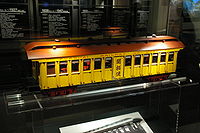 A model of 1880 Horonai Railway's Private car Kaitakushi-gou.
(Otaru-shi general museum Otaru, Hokkaido) Kaitakushi gou.JPG