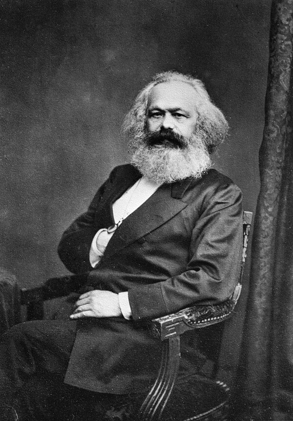 The Marxist critique of political economy comes from the work of German philosopher Karl Marx.