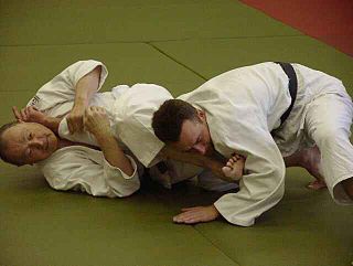 <span class="mw-page-title-main">Ude hishigi hiza gatame</span> Judo technique