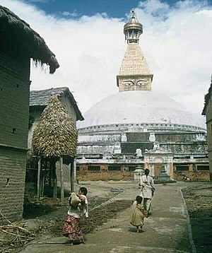 Khaasti Stupa in 1950 by William Morris