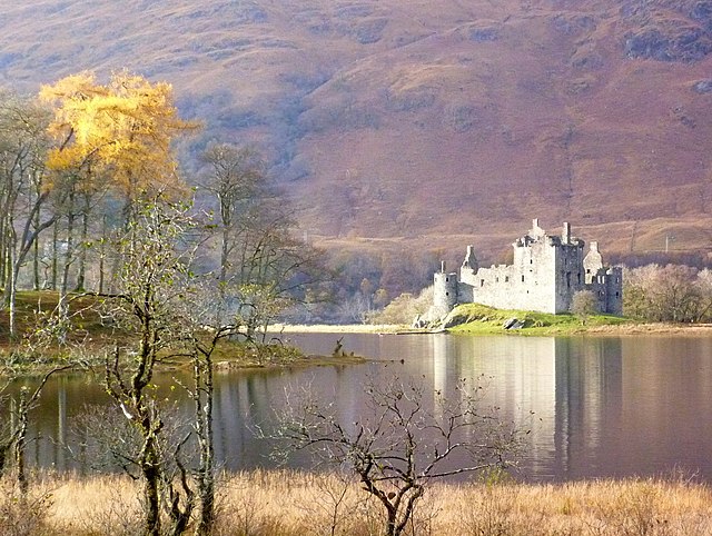 Kilchurn Castle, Argyll, seat of the Campbells of Glenorchy, notorious for their role in the Glencoe massacre