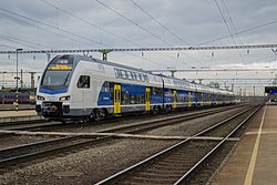 Stadler KISS indul Dunakeszire Szolnokról