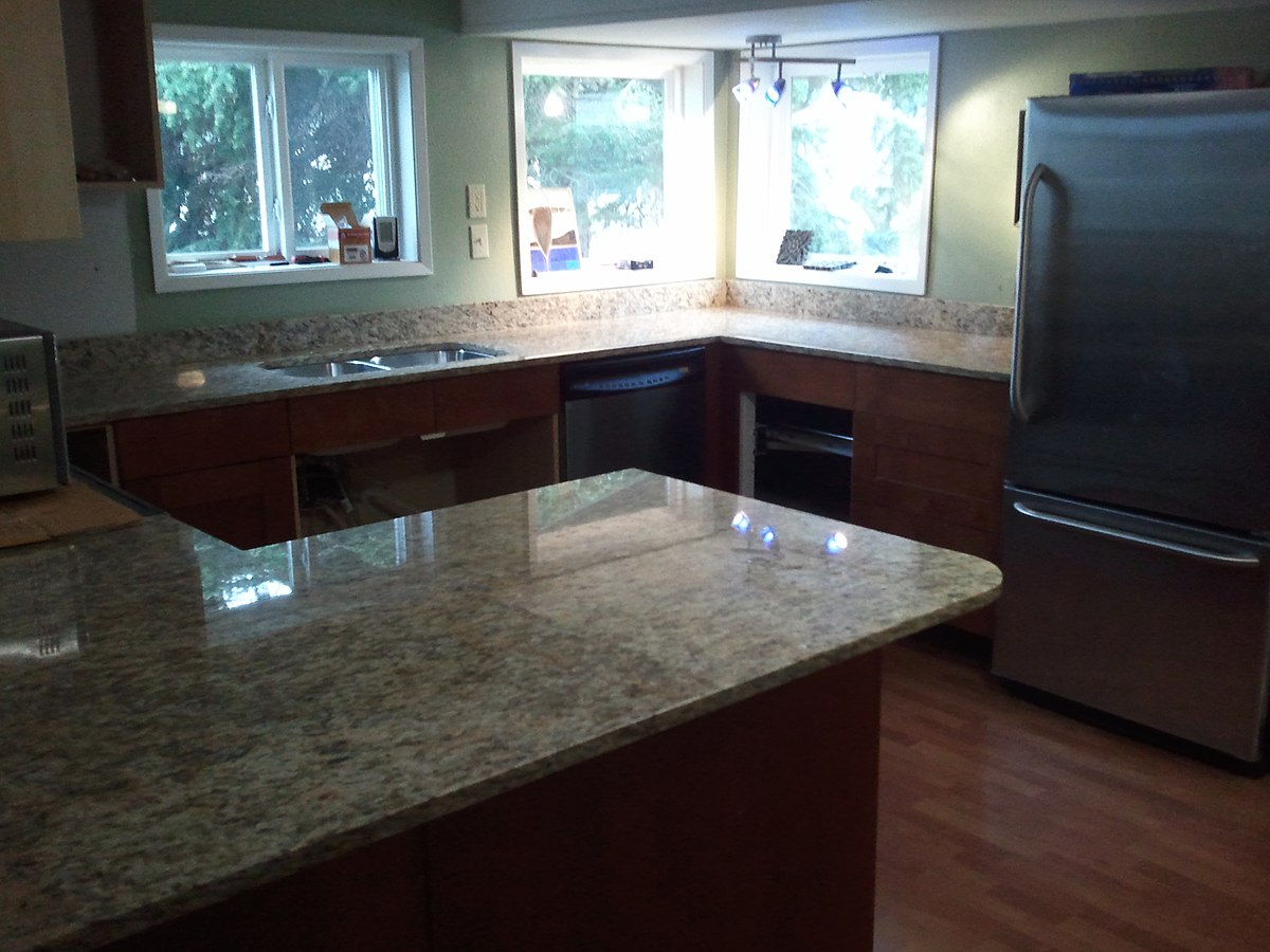 File Kitchen Stone Countertops Jpg Wikimedia Commons