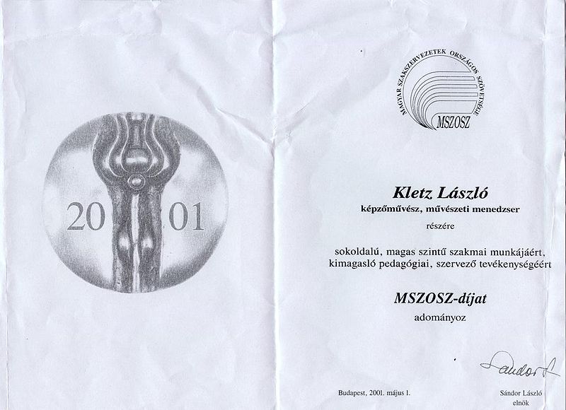 File:Kletz.MSZOSZ-Auszeichnung.jpg