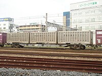 コキ106-327（初期車）（外房線 蘇我駅、2008年9月4日）