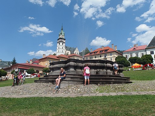 Kremnica, fontána (2)