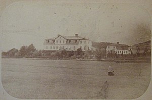 Kungsgårdens herrgård på 1860-talet.